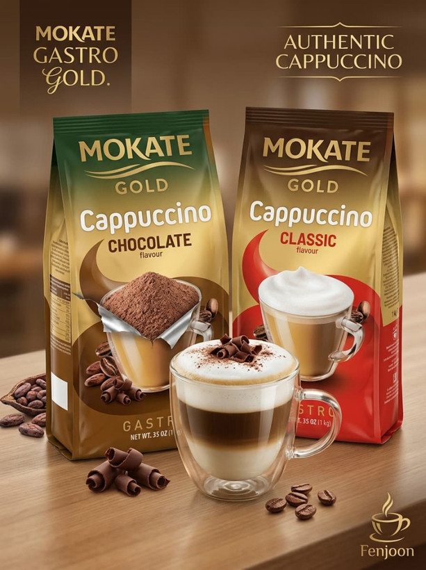 کاپوچینو گلد موکاته Mokate مدل کلاسیک Classic ( بسته یک کیلویی )