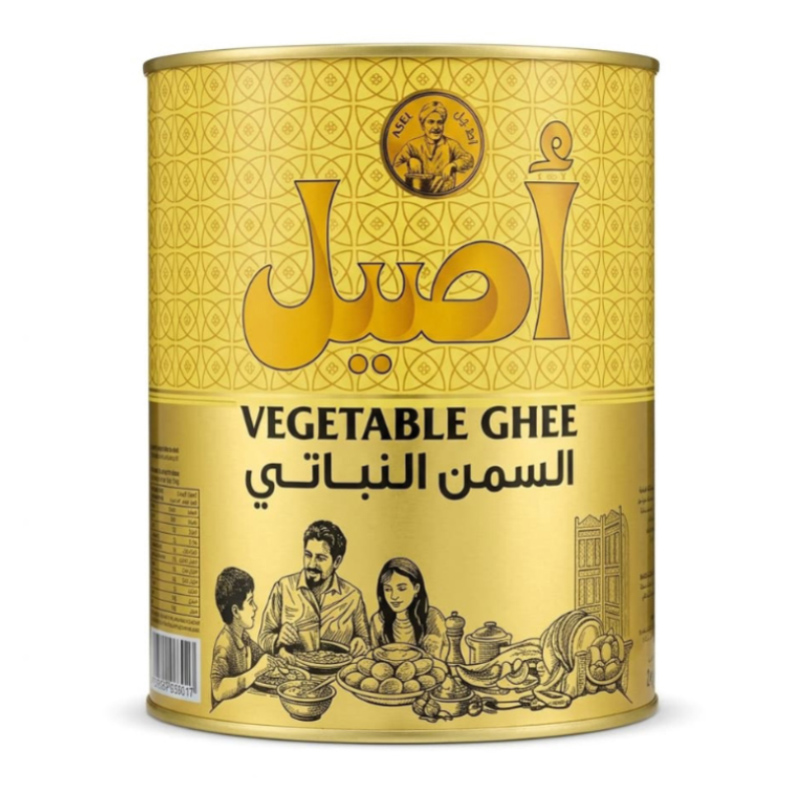 روغن جامد نباتی اصیل Aseel ( قوطی 4 کیلوگرم )
