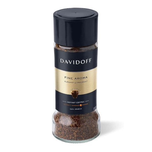 قهوه فوری دیویدف DAVIDOFF مدل FINE AROMA ( شیشه 90 گرمی )