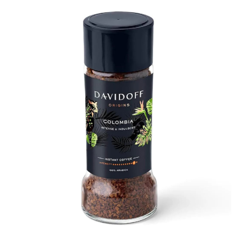 قهوه فوری دیویدف DAVIDOFF مدل ORIGINS COLOMBIA ( شیشه 90 گرمی )