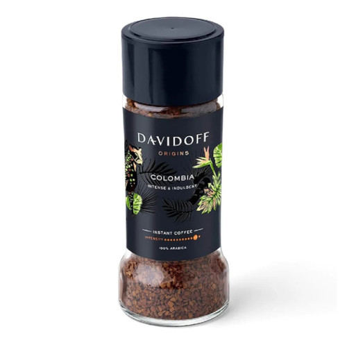 قهوه فوری دیویدف DAVIDOFF مدل ORIGINS COLOMBIA ( شیشه 90 گرمی )