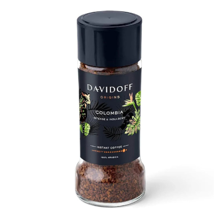 قهوه فوری دیویدف DAVIDOFF مدل ORIGINS COLOMBIA ( شیشه 90 گرمی )