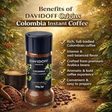 قهوه فوری دیویدف DAVIDOFF مدل ORIGINS COLOMBIA ( شیشه 90 گرمی )